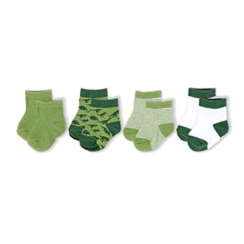 4 Pack Socks: Sage 