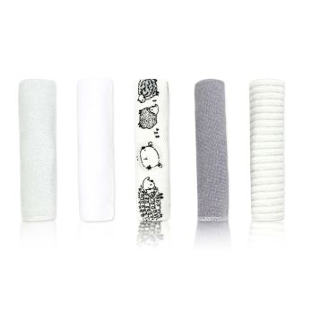 10 Pack Washcloths: Ivory Lamb