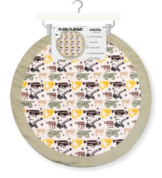 Reversible Stuffed Playmat: Sage Construction