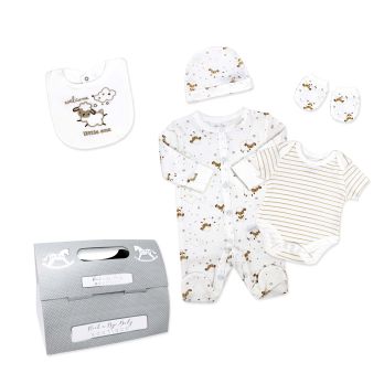 Neutral 5 Piece Mesh Bag Set: Lamb