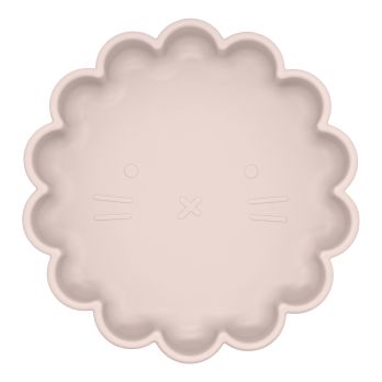 SILILION Silicone Plate with Suction: Pink