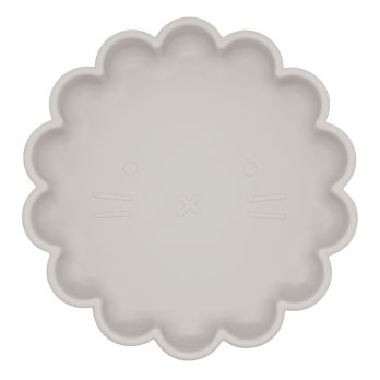 SILILION Silicone Plate with Suction: Sand