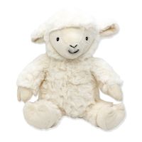 Textured Plush Lamb: Ecru  
