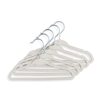 15-Pack Baby Hangers: Grey