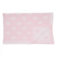 Knit Star Blanket: Pink