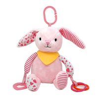 Plush Activity Toy - Pink Bunny