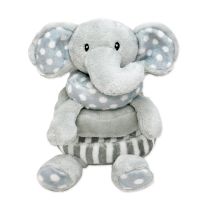 Plush Stacking Activity Toy - Grey Elephant 