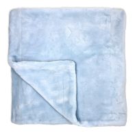 Sculpted Fleece Blanket: Blue Stars