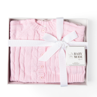 2-Piece Knitted Boxed Set: Pink