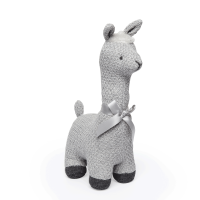 Cable Knit Llama: Grey 