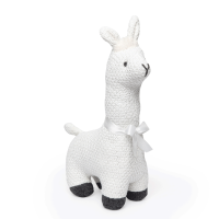 Cable Knit Llama: Ivory