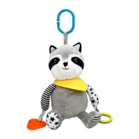 Plush Activity Toy: Grey Raccoon