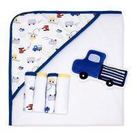 6pc Bath Set: Blue Traffic 