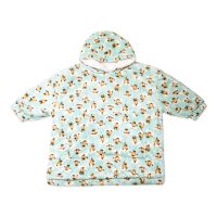 Oversized L/XL Hoodie: Aqua Sloth Cloud Yoga 