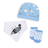 3 Piece Accessory Set: Blue Space 