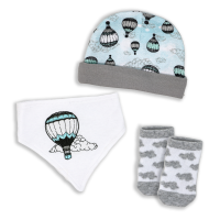 3 Piece Accessory Set: Grey Balloon