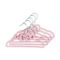6-Pack Design Baby Hangers : Light Pink Bow 