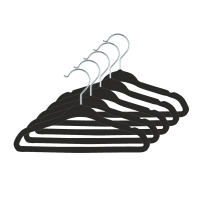 15-Pack Baby Hangers: Black