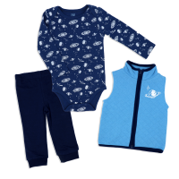 Boys 3 Piece Vest Set: Galaxy 