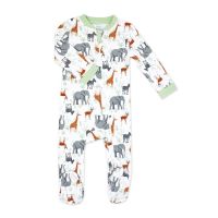 Boys Interlock Coverall: Safari