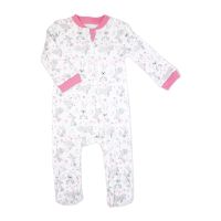 Girls Interlock Coverall: Bunnies