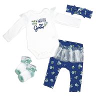 Girls NB 4 Piece Tutu Legging Set : Watch Me Grow 
