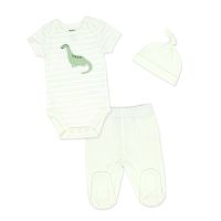 3 Piece Packaged Take Me Home Set: Green Dino 