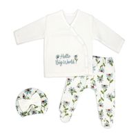 Girls 3 Piece Quilted Take Me Home :Hello Big World 
