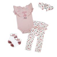 Girls INF 4 Piece Pant Set: Loved By All