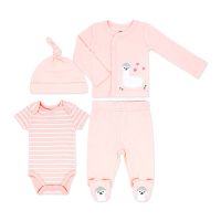 4 Piece Take Me Home Set: Pink Llama