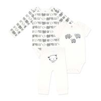 3 Piece Turn Me Around Set: Ivory Sheep 