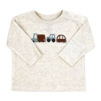 Boy's INF 2pc Waffle Pant Set: Tan Transportation