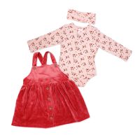 Girl's INF 3pc Jumper Set: Rose Floral