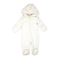 Luxury NB Plush Pram: Ivory 