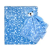 Blanket And Nunu Set: Blue Bear