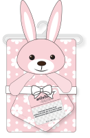 Blanket And Nunu Set: Pink Bunny