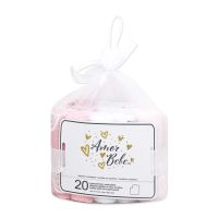 20 Pack Washcloth Set: Rose Rainbow 