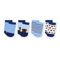 4 Pack Socks: Blue Dog Combo 