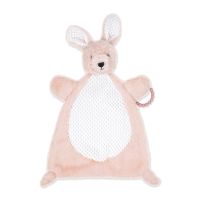 Flat Plush Activity Toy - Pink Bunny