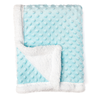 Popcorn Sherpa Blanket: Blue 