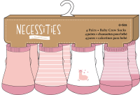 4 Pack Socks: Pink Lama Combo 