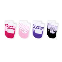 4 Pack Socks: Ballerina Shoes Combo 