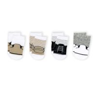 4 Pack Socks: Neutral Sneakers Combo