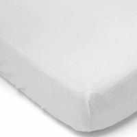 Solid Flannel Crib Sheet: Grey