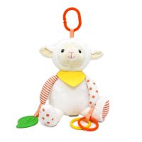 Plush Activity Toy - White Lamb