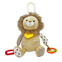 Plush Activity Toy - Tan Lion