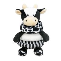 Plush Stacking Activity Toy - Black Cow 