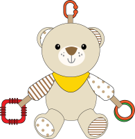 Plush Activity Toy - Bear