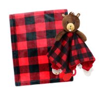 Plush Activity NUNU & Blanket: Red Beaver 