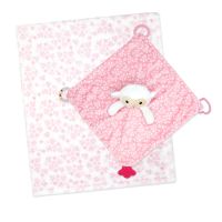 Plush Activity NUNU & Blanket: Pink Lamb
